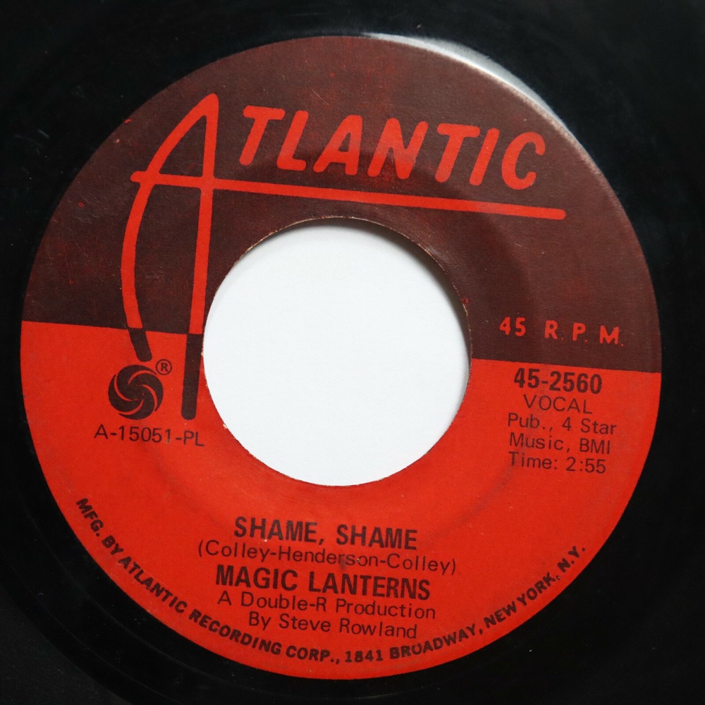 MAGIC LANTERNS - SHAME, SHAME / BABY, I GOTTA GO‎ NOW - ROCK 45